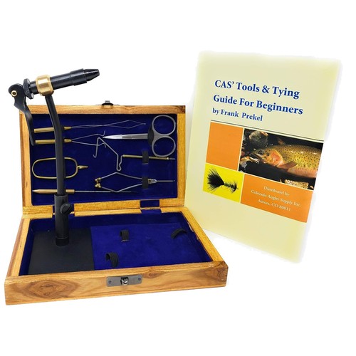 Fly tying kit with - tying,